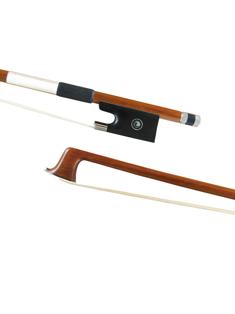 3/4 Brazilwood JinQu Violin brazilwood bow 3/4 size Ebony Frog White Horsehair Violin Bow 